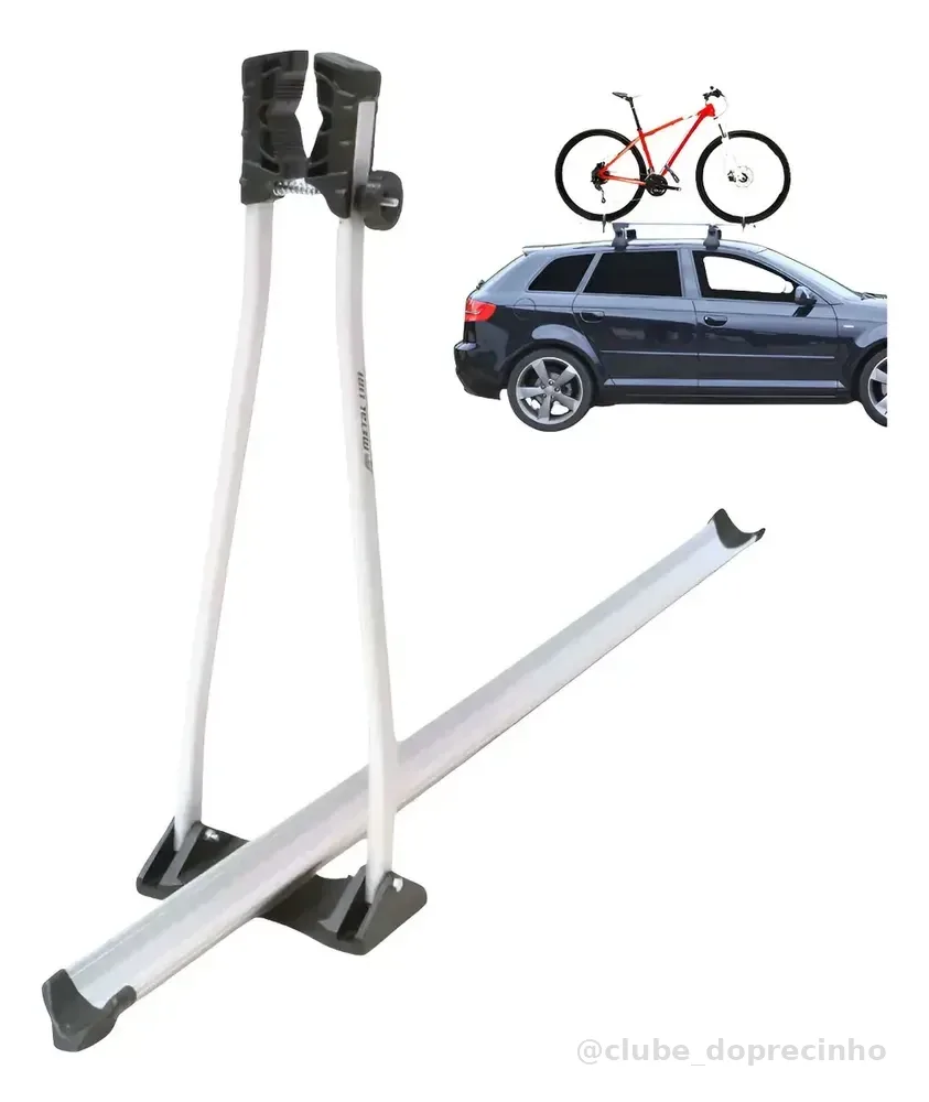 Transbike Teto Calha Suporte Para Bicicleta Bike Alumínio