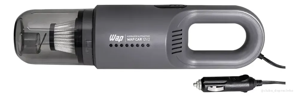 Aspirador De Pó Portátil Automotivo 12v Wap Car 12v2 Wap Cinza-escuro 12v