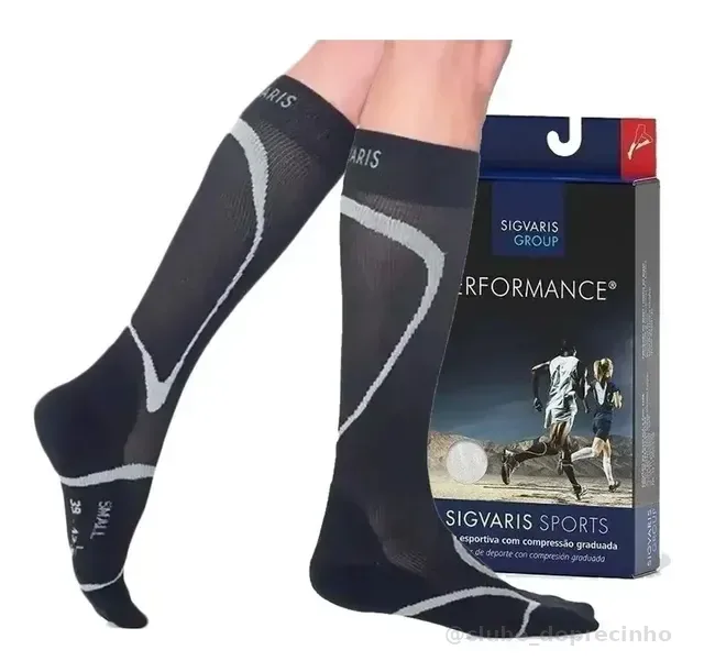 Meia 3/4 Esporte Performance Corrida/ciclismo 20-30 Sigvaris