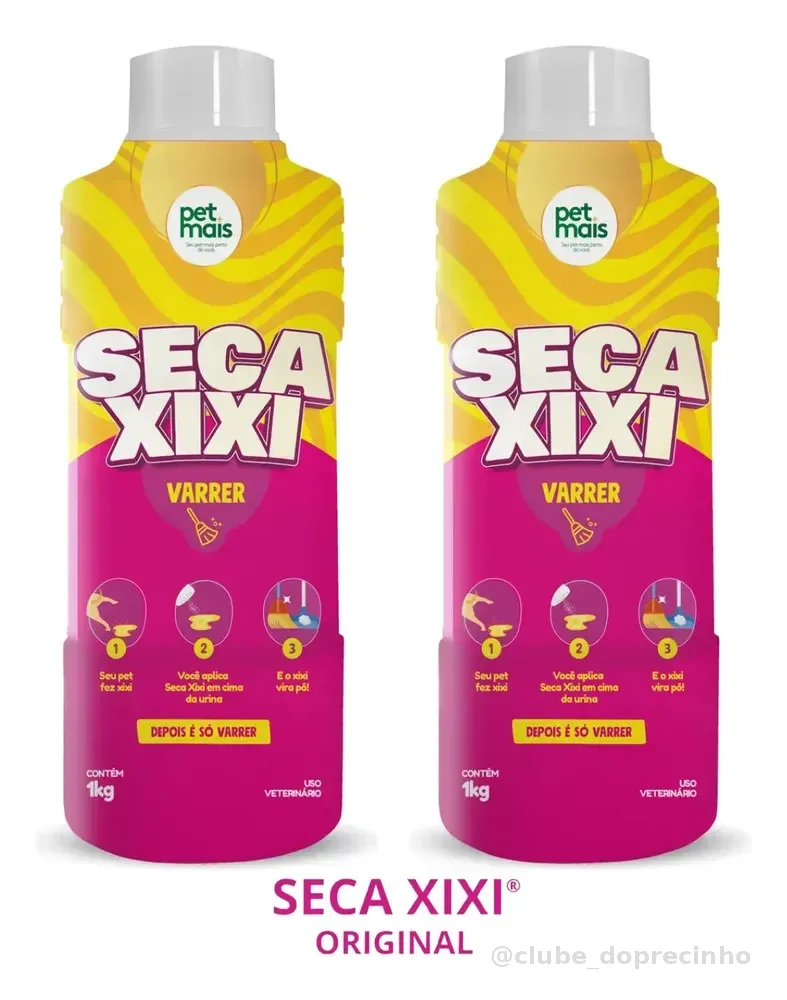 Kit 2 Und De Seca Xixi Varrer 1kg Petmais Para Cães & Gatos