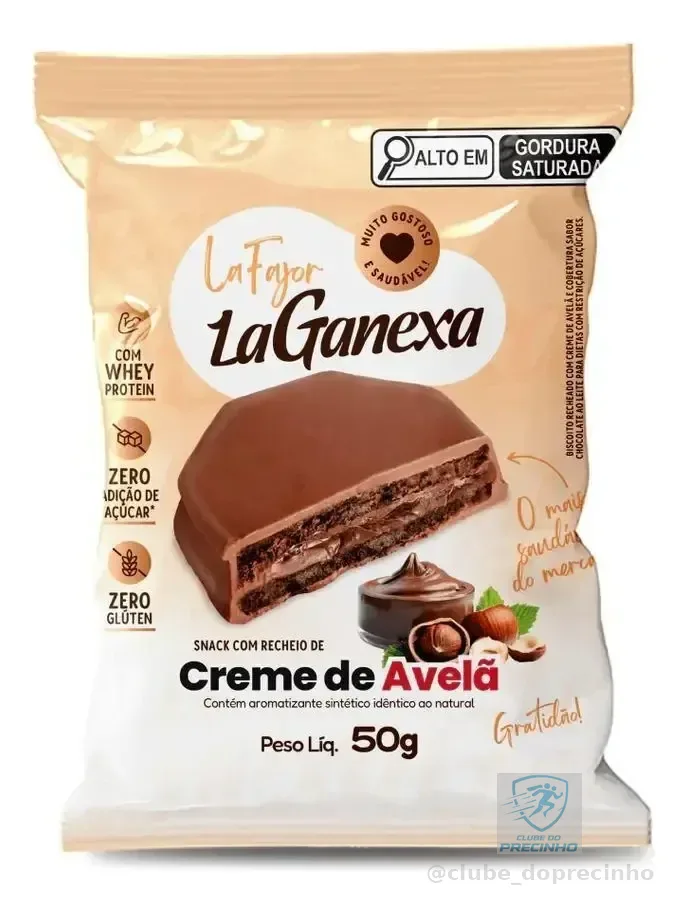 La Fajor Creme De Avelã Com Whey Protein 50g La Ganexa