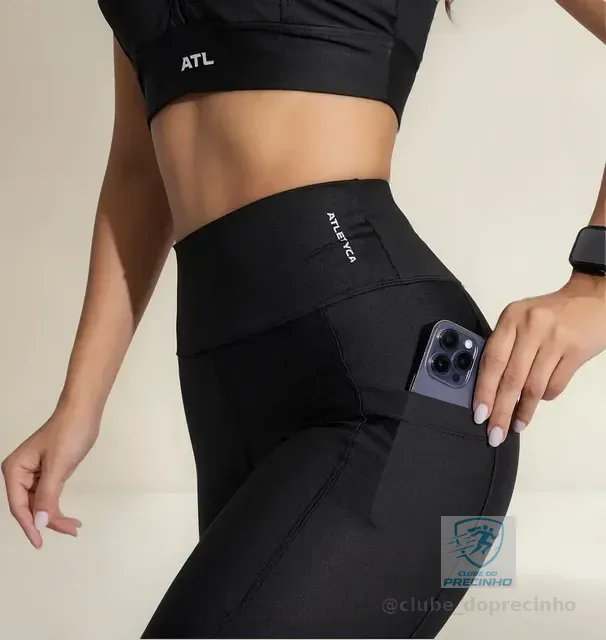 Legging Com Bolso Fitness Feminino Atletyca