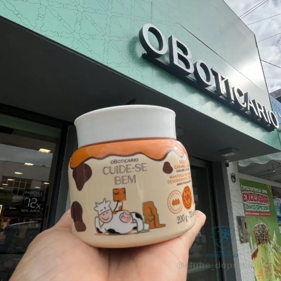 O Boticário Cuide-se Bem Deleite Caramelizado Manteiga Corpo