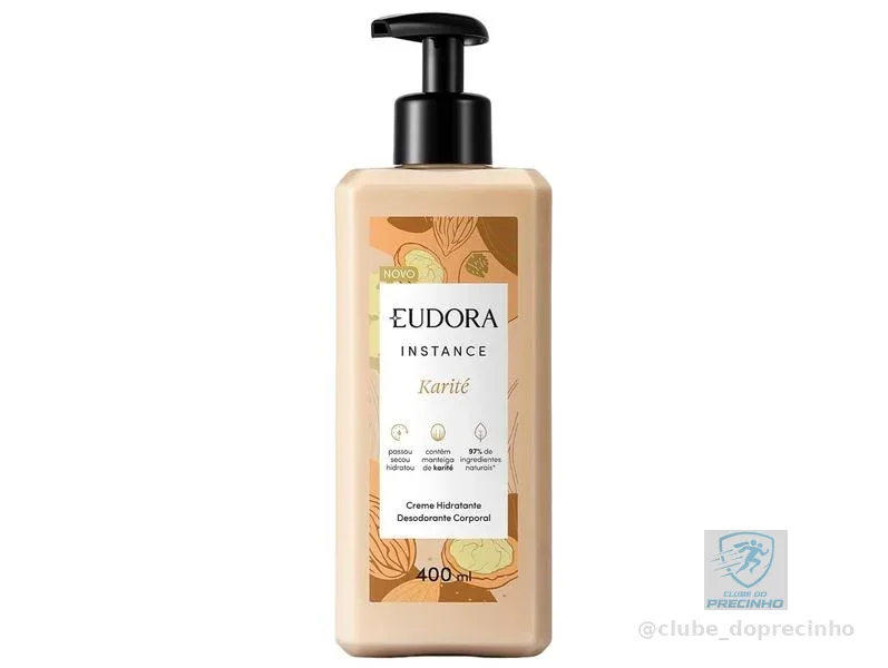 Creme Hidratante Corporal Eudora Instance Karité 400ml