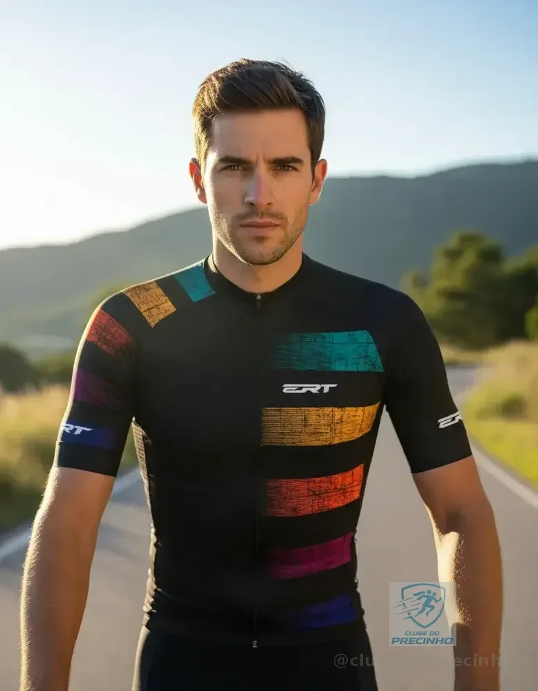 Camisa Ciclismo Manga Curta Ert Classic Bike Speed Mtb Chalk M