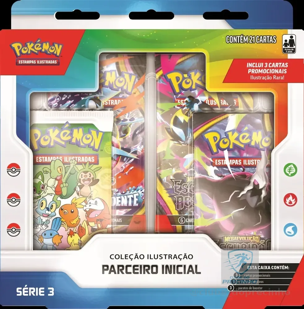 Pokémon Tcg: Coleção Parceiro Inicial (série 3) - Português