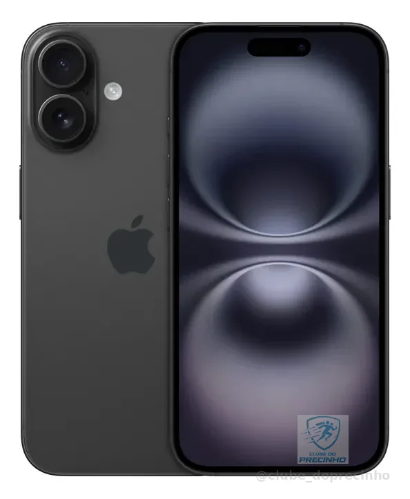 Apple iPhone 16 (256 GB) - Preto - Distribuidor Autorizado