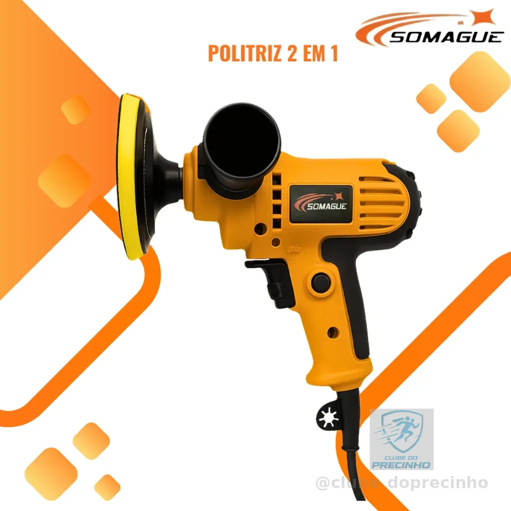 Politriz Elétrico Automotivo Mini Velocidade De Rotação 110V e 220V