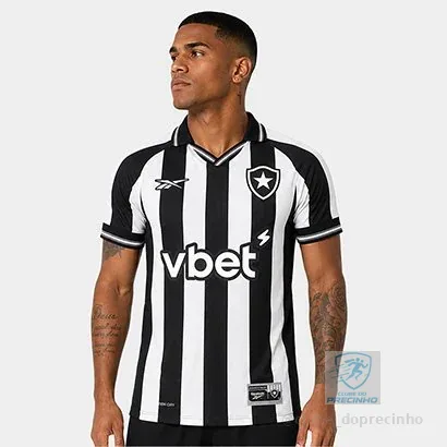 Camisa Botafogo I 25/26 s/n Torcedor Reebok Masculina