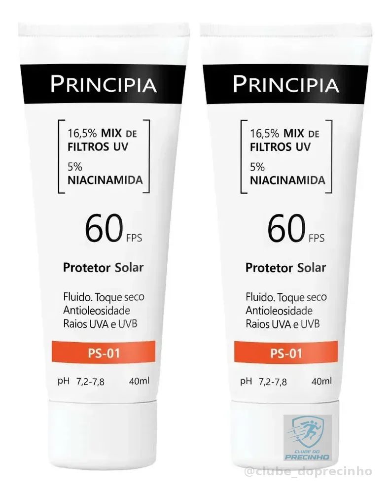 Principia Kit Protetor Solar Facial Ps-01 Fps60
