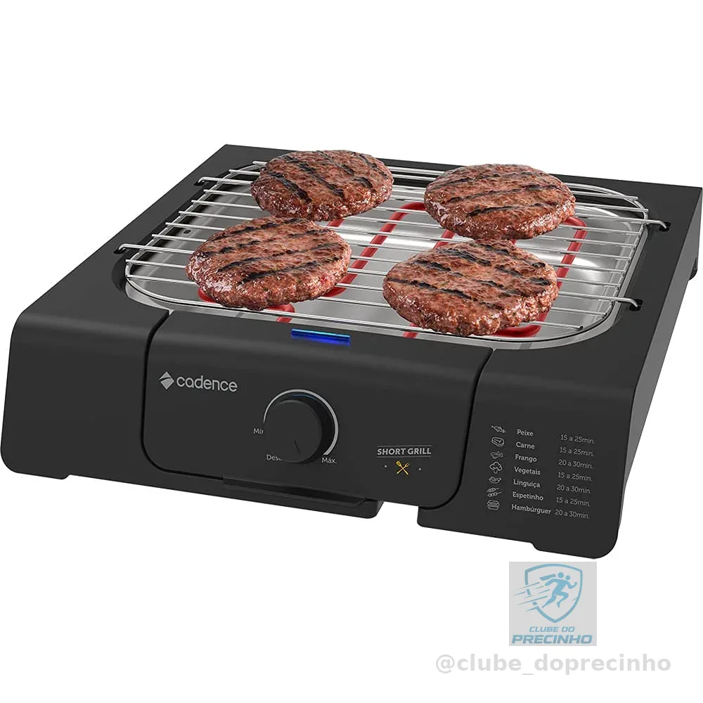 Churrasqueira Elétrica Cadence Short Grill - 127V