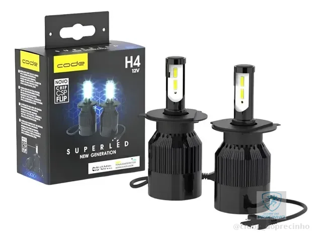 Kit Super Led Tech One 12v 24v H1 H3 H4 H7 H8 H9 H11 Hb3 Hb4