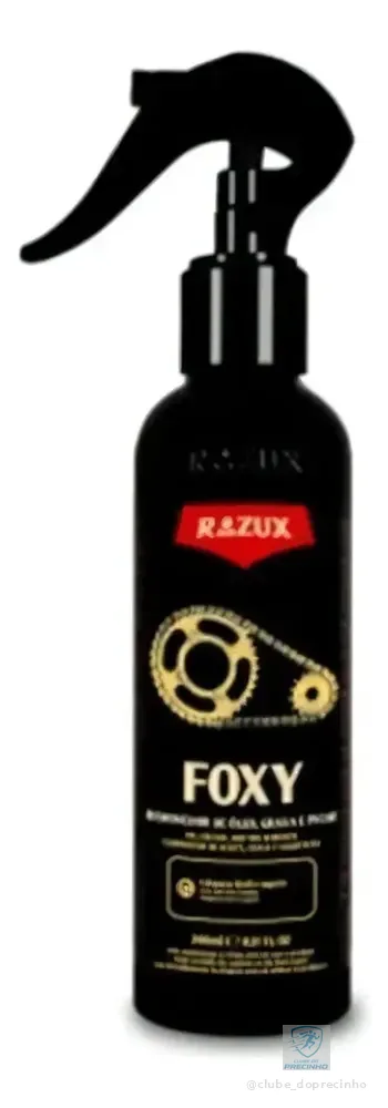 Removedor de Óleo, Graxa e Piche Foxy Razux 240ml Motocicleta