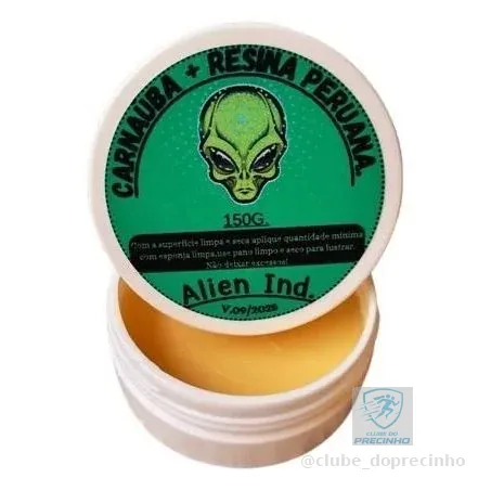 Cera Alien Polimento Queimado Riscos Carnauba Automotiva