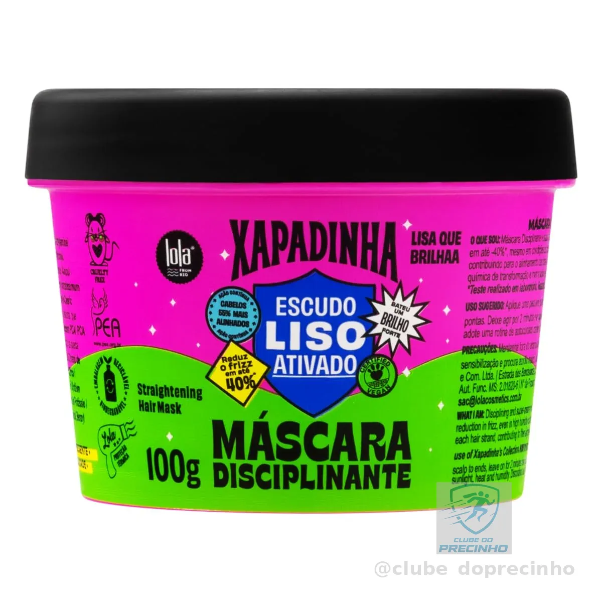 Xapadinha Máscara Disciplinante 100g , Lola Cosmetics