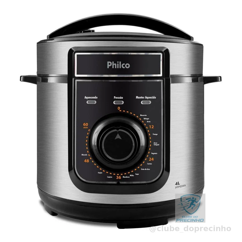 Panela de Pressão Elétrica Philco 4L 14 funções PPPE04A