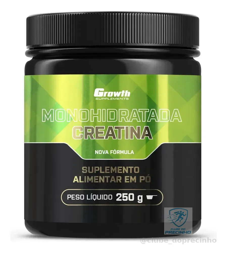 Creatina Monohidratada 250g Growth Supplements - Sem sabor em Pó
