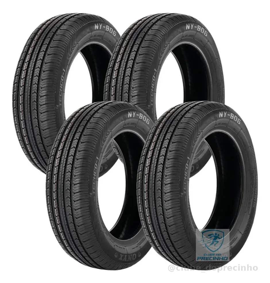 Jogo 4 Pneus Onyx Aro 15 Ny-806 185/60r15 84h H