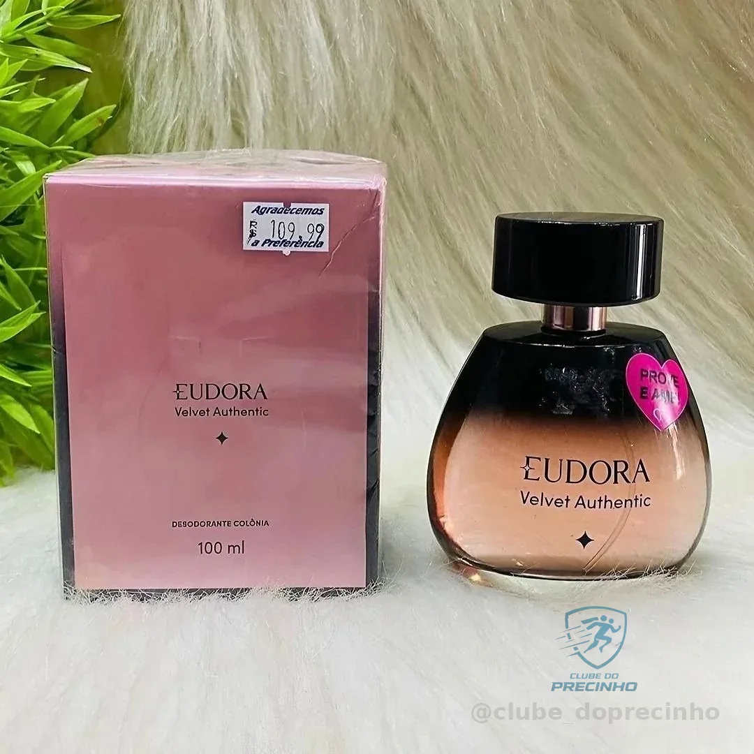 Eudora Kit Presente Dia Das Mães - Perfume velvet Authentic - Máscara de Cílios Turbo Soul Eudora