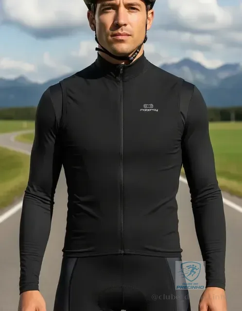 Colete Ciclismo Masc Marcio May Sports Peluciado Comfort
