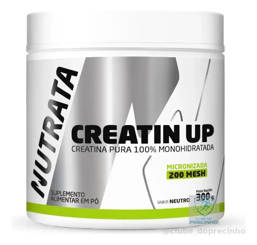 Creatin UP 300g Nutrata suplemento creatina monohidratada força energia desempenho