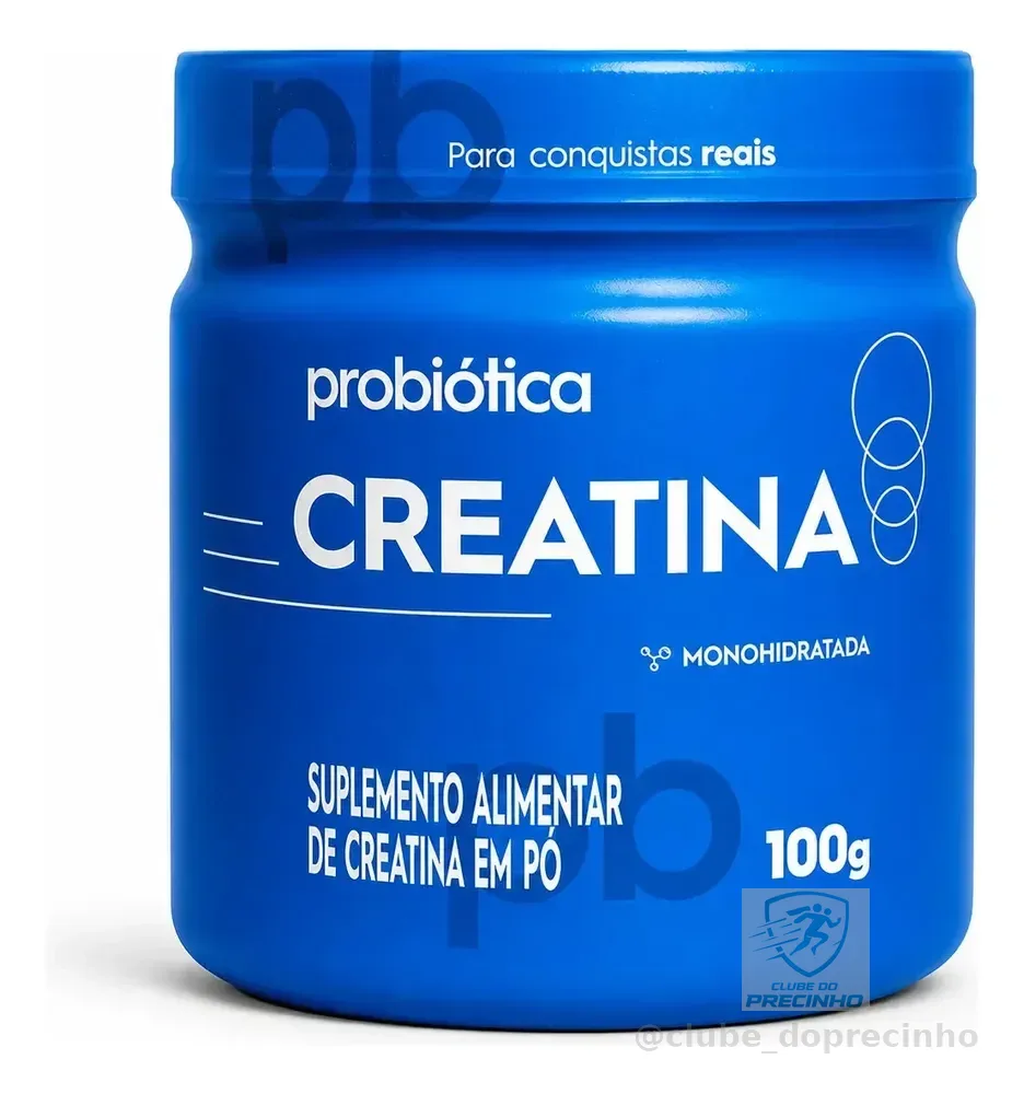 Creatina Probiotica 100g Monohidratada Sem Sabor