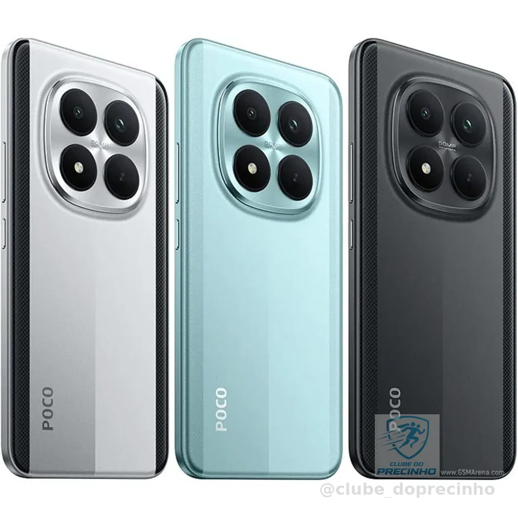 Celular Novo Xiaomi Poco M8 5G 256GB 8GB RAM COM NFC Original Global Lacrado Pronta Entrega Custo Beneficio Com Capinha
