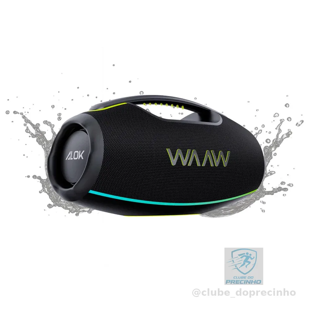 Caixa De Som Bluetooth Waaw Hyperboom 1000