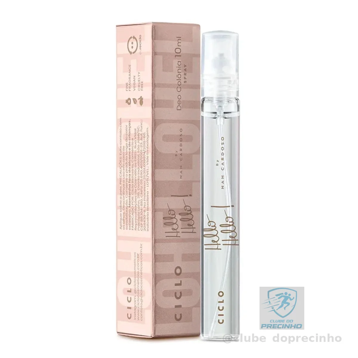 Ciclo Deo Colonia Nah Hello Hello Caneta 10Ml, Ciclo