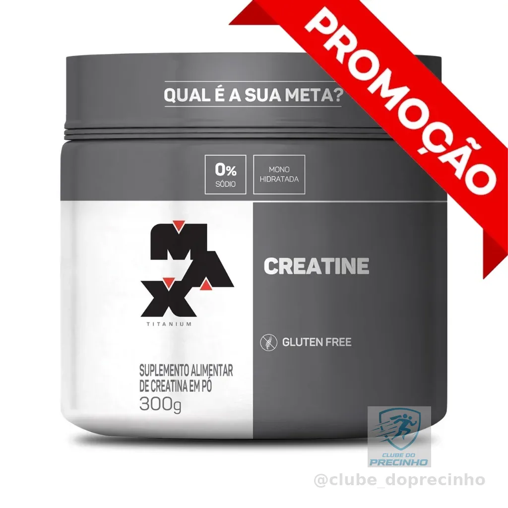 Creatina Max Titanium 300g Pura