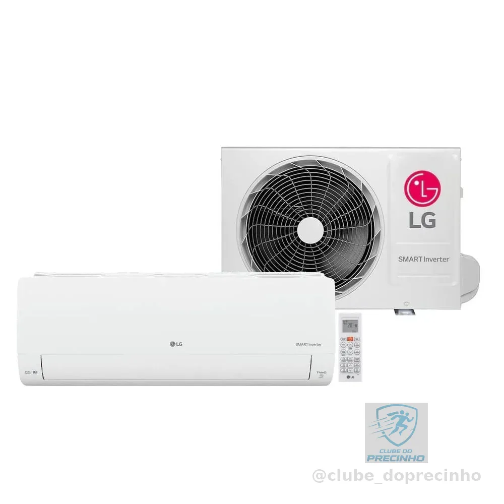 Ar Condicionado LG Split Smart Inverter Voice 9000 BTUs Frio com IA 220V S3-Q09JA31E