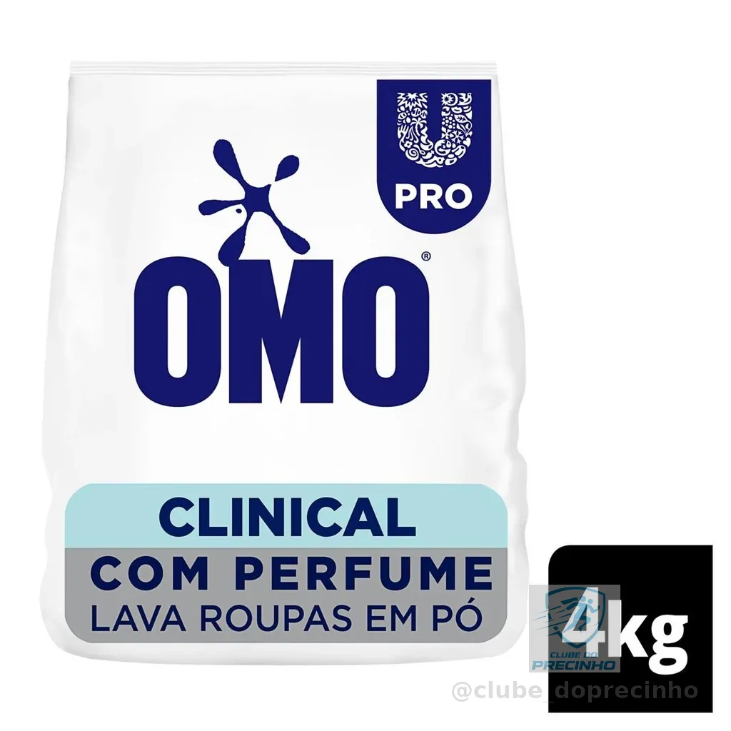 Sabão em Pó Omo Clinical  4kg