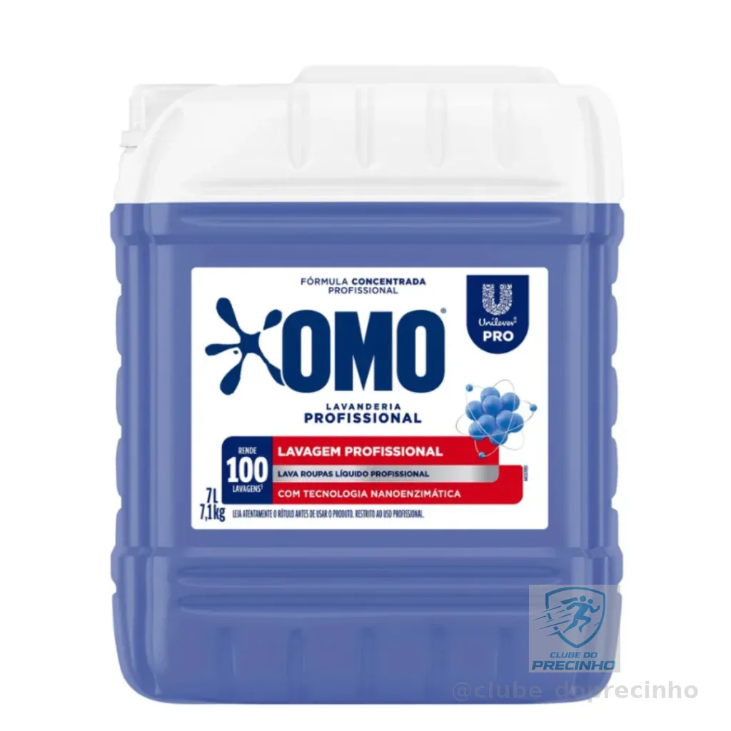 Lava Roupas Liquido Profissional Omo Pro 7L