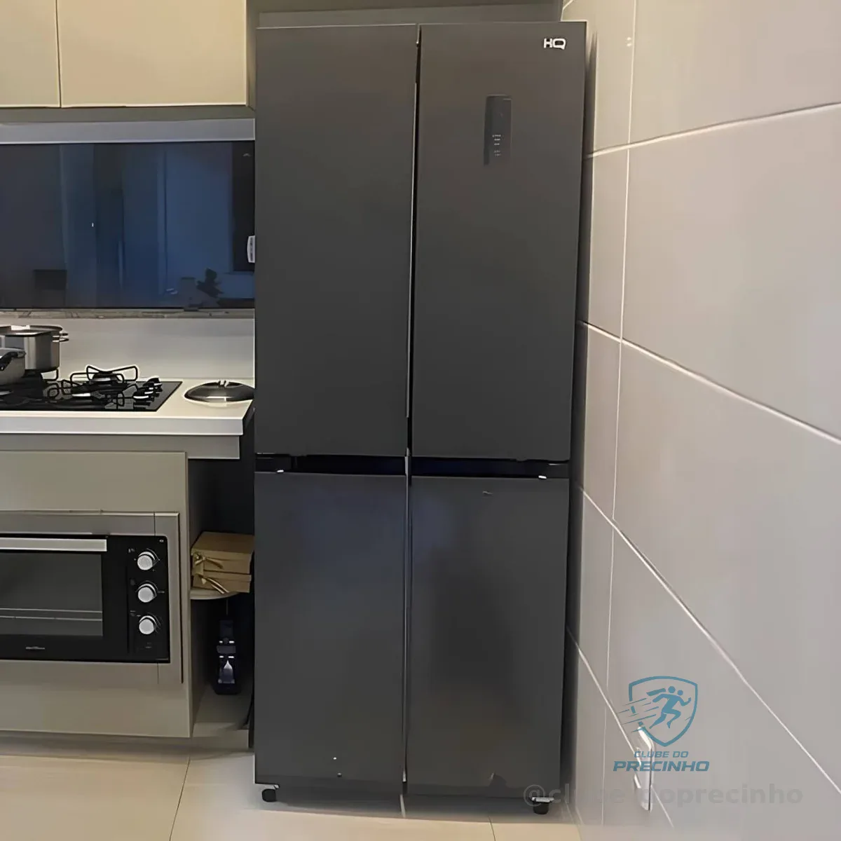 Geladeira Refrigerador HQ Frost Free Multidoor 426 Litros Prata HQ-426MDFF (127V)