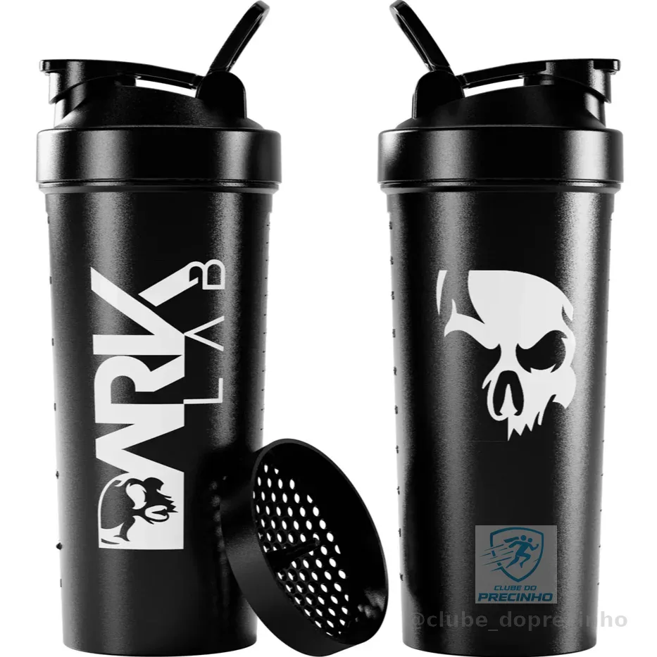 Coqueteleira Fuse com Rede 700ml Preta - Dark Lab