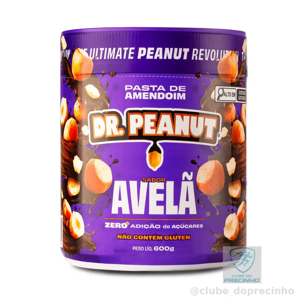 Pasta de Amendoim com Whey Protein 600g Dr Peanut