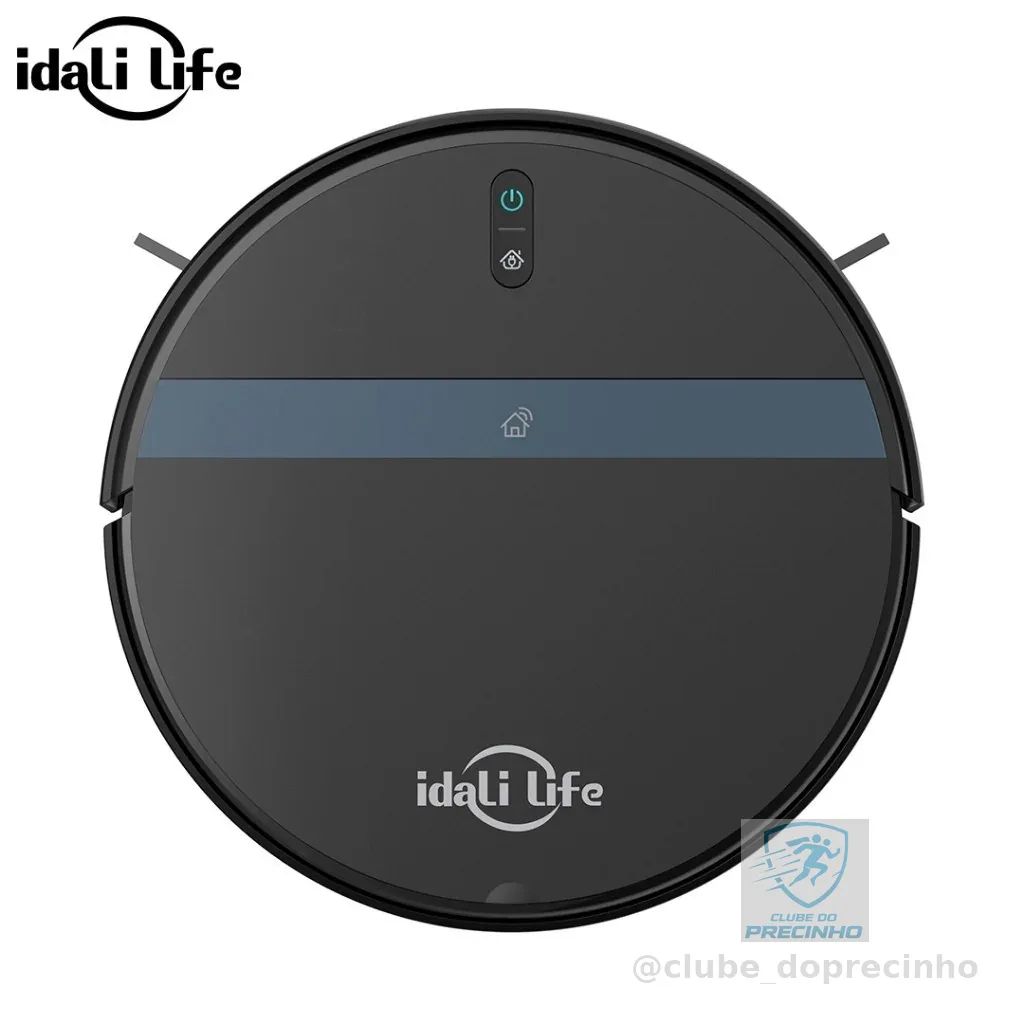 Aspirador de Pó Para Casa Robô Inteligente Com Sensores Anti- queda IDALI LIFE