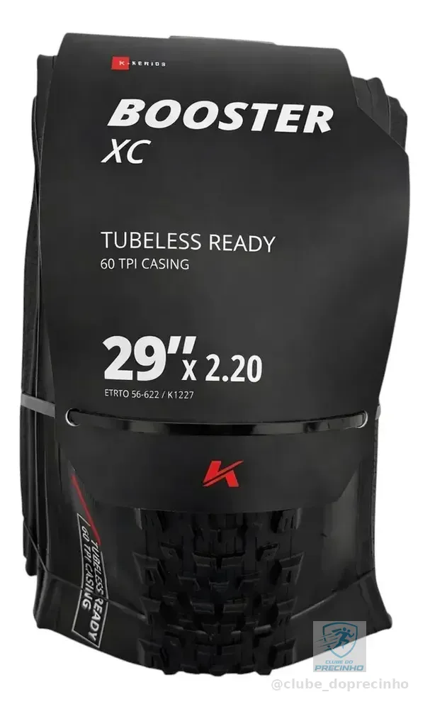 Pneu Kenda Booster Xc Aro 29 X 2.2 Bike Mtb Cross Tubeless Kevlar
