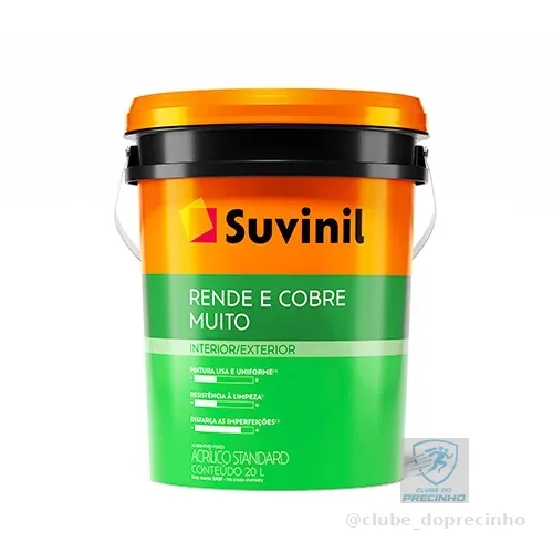 Tinta Rende & Cobre Muito 20L Branco Neve Suvinil