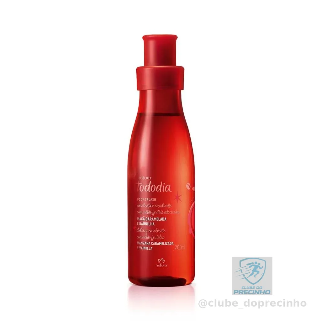 Body Splash Natura Tododia Maçã Caramelada e Baunilha 200 ml
