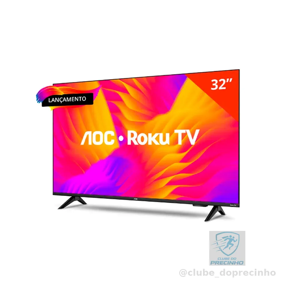 Smart Tv Aoc Dled 32 Wi-fi Roku Tv Quad Core 32s5155/78g