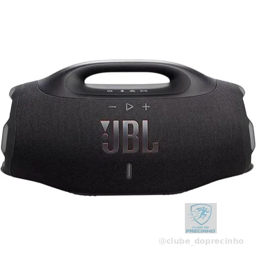 Caixa de Som JBL Boombox 4  Bluetooth Som JBL Pro AI Sound Boost Bateria de até 34h - IP68