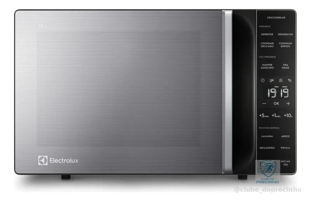 Micro-ondas Electrolux Prata 23L Efficient ME23S 127V