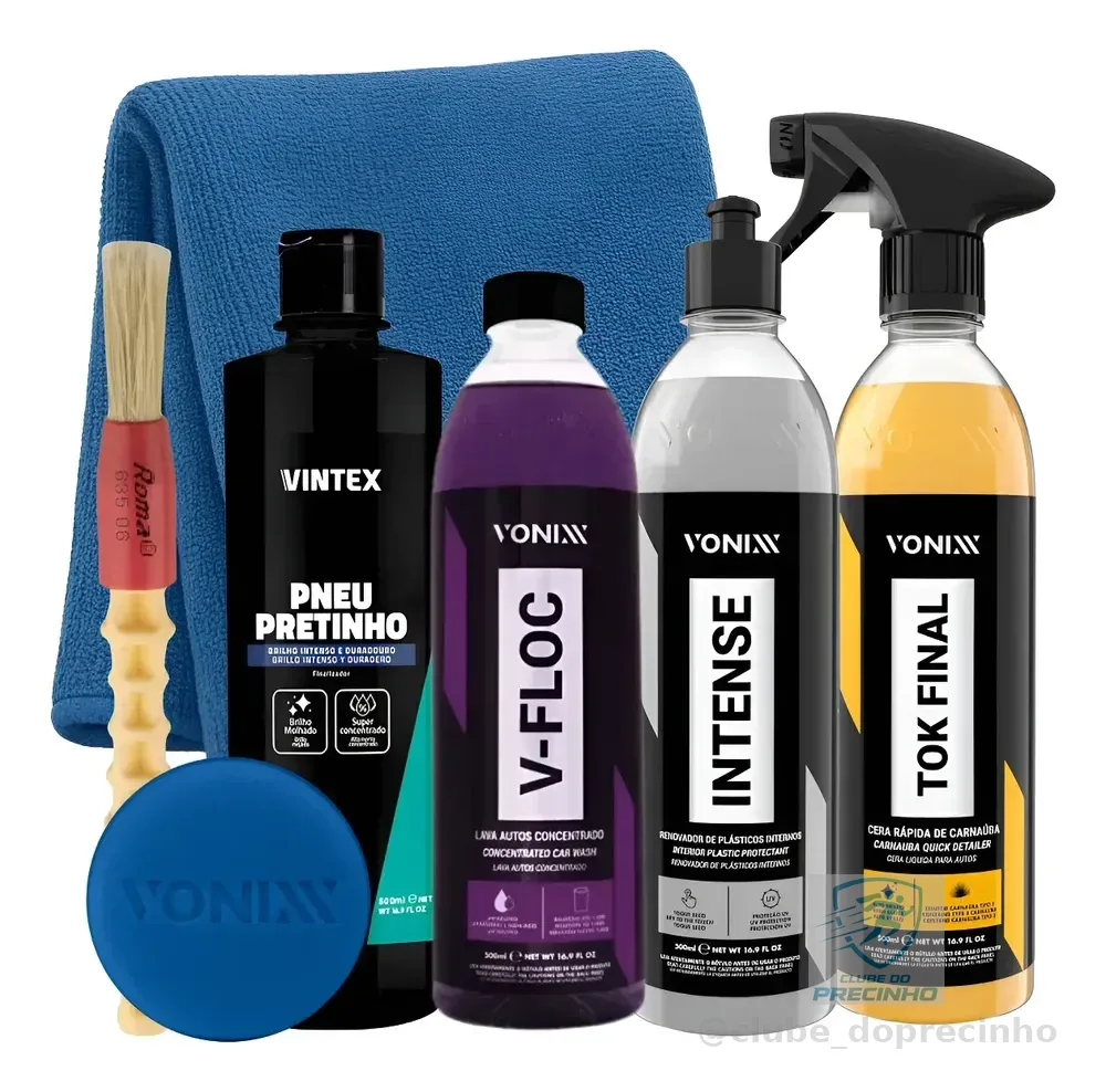Kit Shampoo V-floc Cera Tok Final Intense Vonixx Pretinho