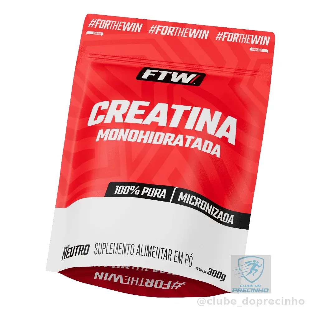 Creatina Monohidratada 100% Pura Refil 300g - FTW