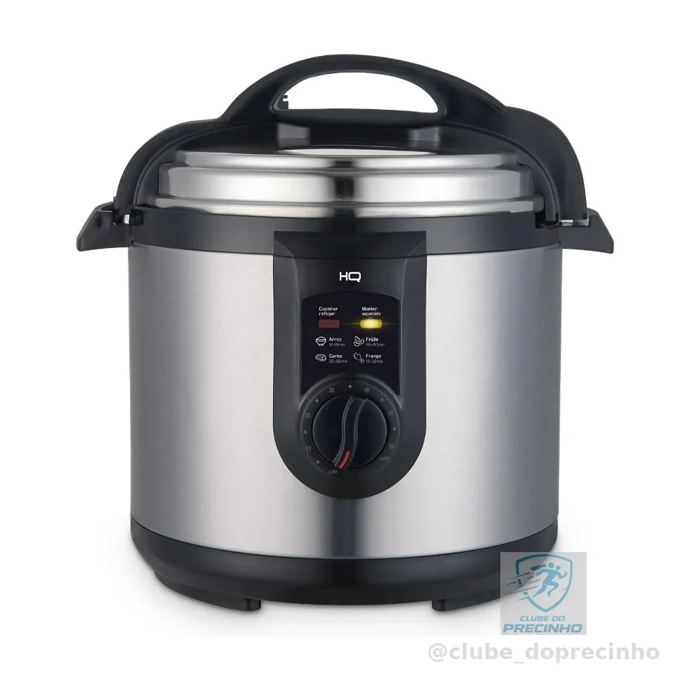 Panela de Pressão Elétrica Multifuncional HQ 5 Litros Inox HQ-Y5MI