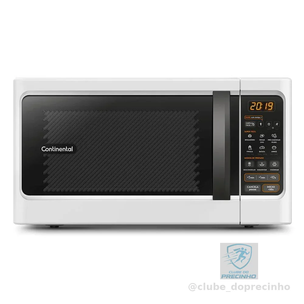 Micro-ondas Continental Branco 34 Litros com Função Descongelar (MC34B)