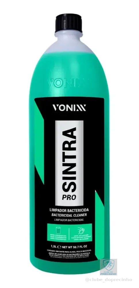 Sintra Pro Limpeza Interna De Veiculos Vonixx 1,5l
