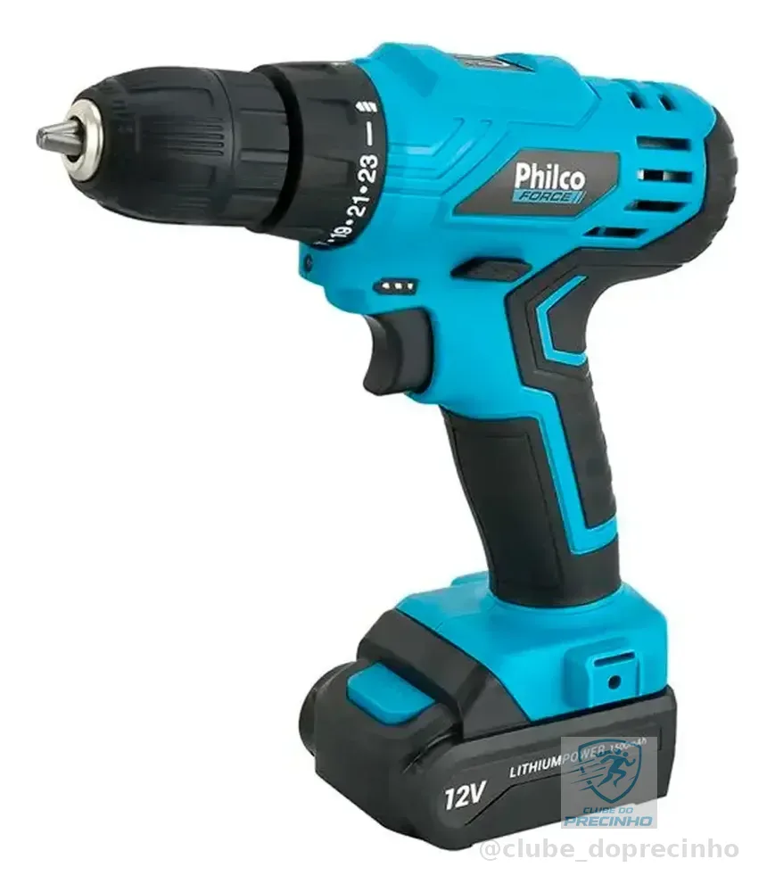 Parafusadeira Force Bivolt 2 em 1 800RPM PPF12 Philco