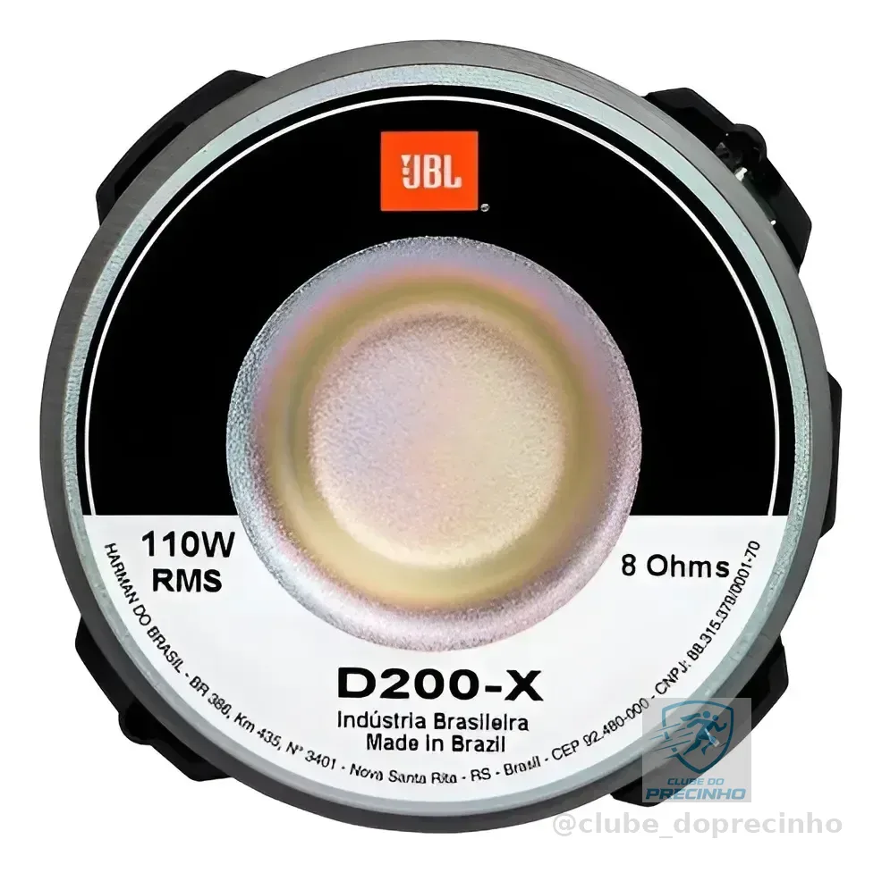 Driver D200x Jbl 110wrms 8ohms Corneta 1 POL Selenium